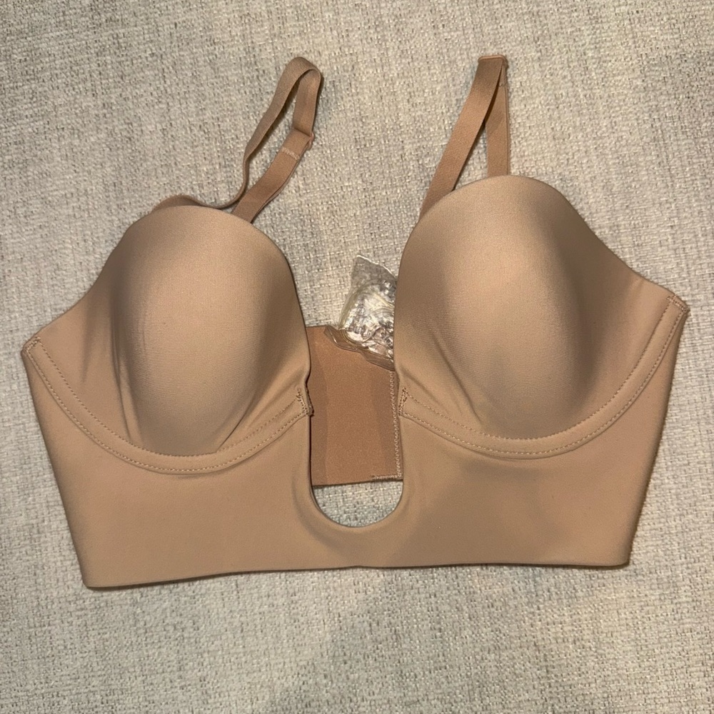 SKIMS Deep Plunge Sleepwear Bra